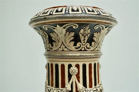 Italian Ceramic Pedestal Or Column For Sale At 1stdibs