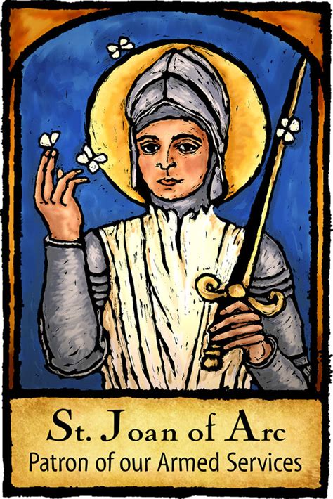 St Joan Of Arc Patron Saints 450 The Kaleidoscope Designs