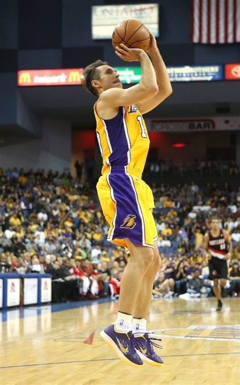 Steve Nash Shows His Jump Shot Form And Release Point