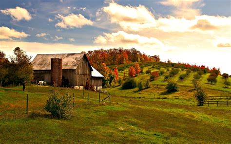 Fall Barn Desktop Wallpaper Wallpapersafari