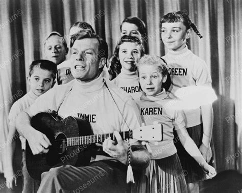 Jimmie Dodd Sings With The Fabulous Mouseketeers 8x10 Reprint Of Old Photo Original Mickey