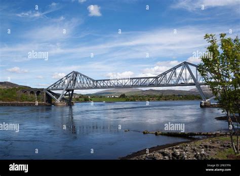 Cantilever Bridge At Connel Over Loch Etive Argyll Scotland Stock