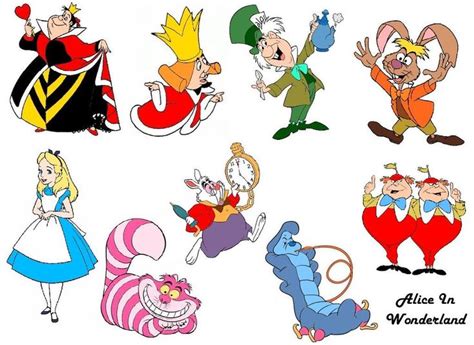 Alice In Wonderland Characters By Slinkysis3 On Deviantart Alice In