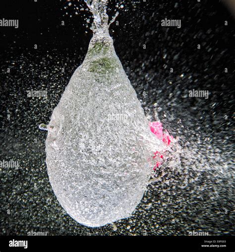 Water Balloon Bursting Hi Res Stock Photography And Images Alamy