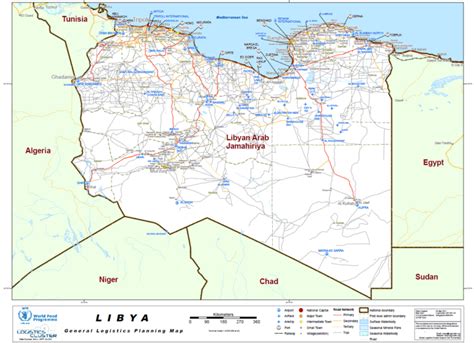 Libya Map Institute Of Current World Affairs