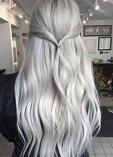Silver Hair Color Styles Images