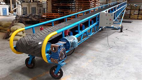 Adjustable Mobile Belt Conveyor Mann Standard Machinery Conveyor