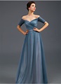 Light Blue Off the shoulder Evening Dress,A Line Formal Dress,Women ...