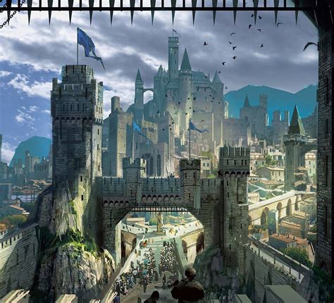 Warcraft Behind The Dark Portal Art Book High Fantasy Fantasy Town