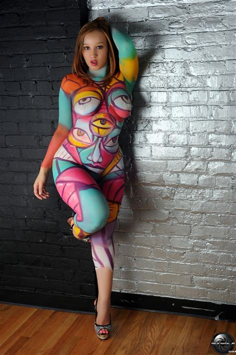 Visions Of Grandeur Bodypaint Shoot With Model Mia Heights Photography