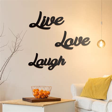Buy 3 Pieces Wooden Cutout Sign Rustic Wood Word Sign Decorative Wooden