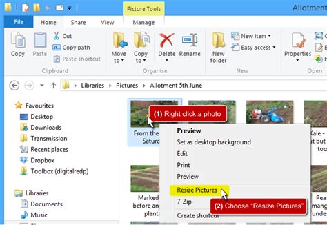 Easy Image Resizing In Windows 7 8 And 10 Digital Red