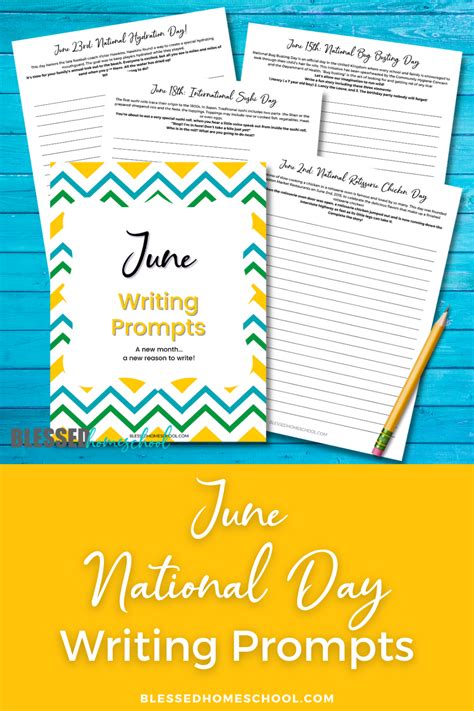 June Writing Prompts For Your Aspiring Writers
