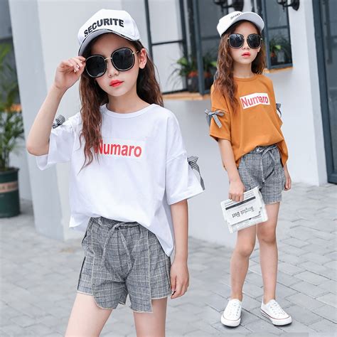 Girls Kids Clothing Set Clothes Girl 12 Years Old T Shirt Pants 2