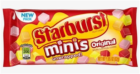 Starburst Mini Original Starburst Candy Transparent Png X Free Download On Nicepng