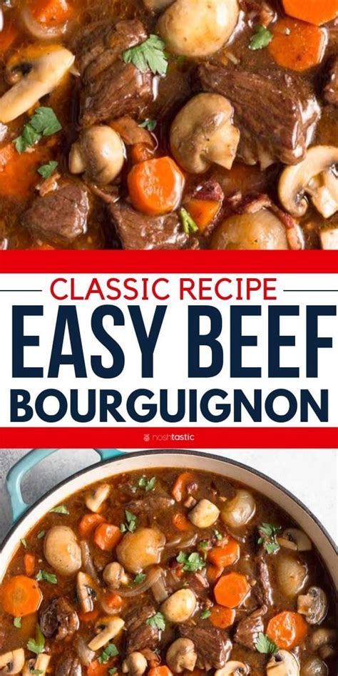 Easy Beef Bourguignon Recipe Based On The Classic Julia Child Recipe