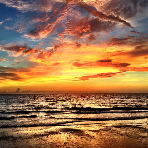 Gorgeous sunset on Indian Rocks Beach, Fl - Blessed to be able to enjoy such a beautiful sight # ...