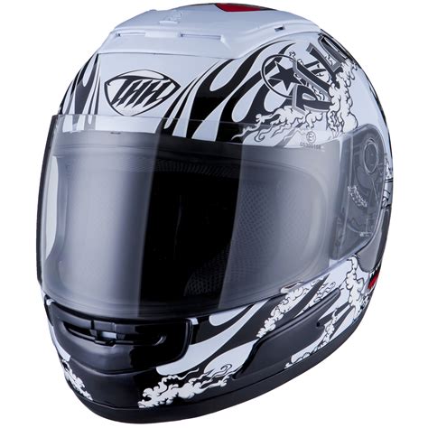 Thh Ts 31y 7 Pilot Full Face Motorcycle Kids Helmet And Visor Junior