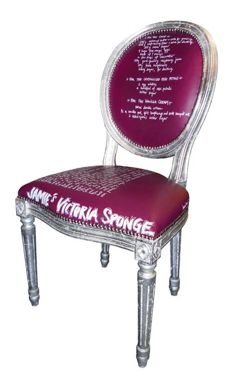 This large pattern includes a pictorial recipe which when followed, makes the yummiest of classic sponge cakes. Jimmie Martin's Victoria Sponge recipe chair, recipe by ...
