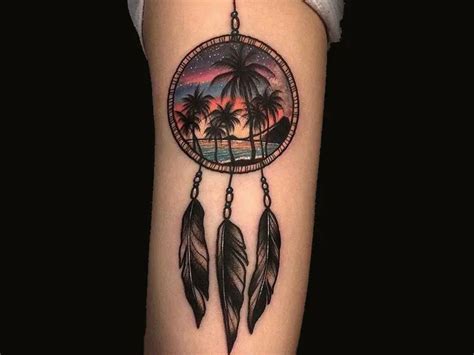 Update 86 Dreamcatcher With Feathers Tattoo Latest Thtantai2