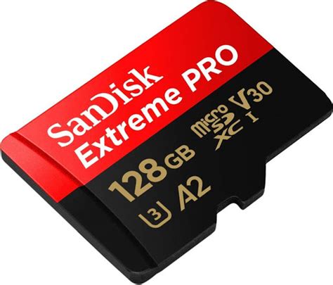 Memoria Microsd Sandisk Extreme Pro 128gb Sdxc A2 U3 V30 4k Cadap ⋆