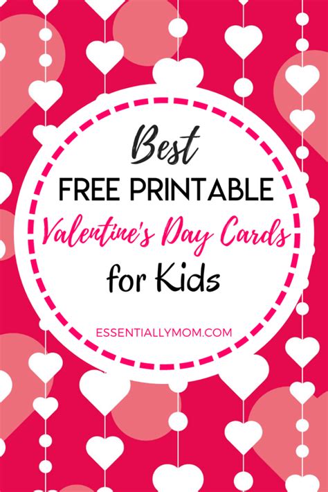 Printable Valentine Cards Free Kids