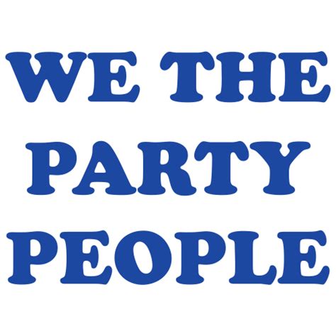 We The Party People Svg 4th Of July Independance Day Svg We The