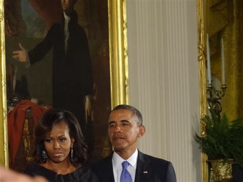 Michelle Obama Barack Obama And Jon Lewis White House Rec Flickr