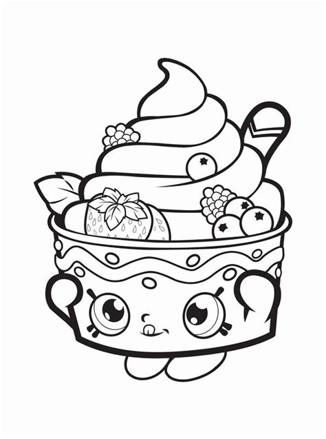 For boys for girls video games. Donut Coloring Page at GetColorings.com | Free printable ...