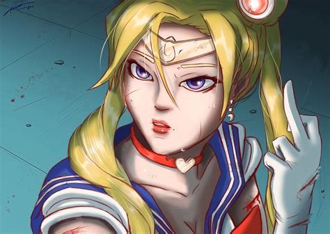 Artstation Sailormoon Flip Off