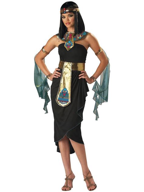adult black cleopatra costume — costume super center