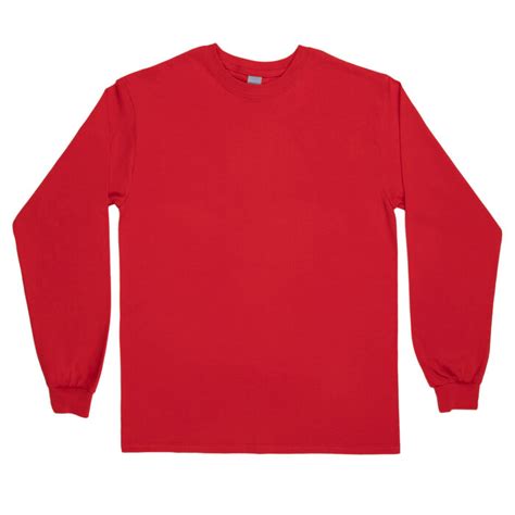 Red Adult Long Sleeve T Shirt Large Hobby Lobby 692269
