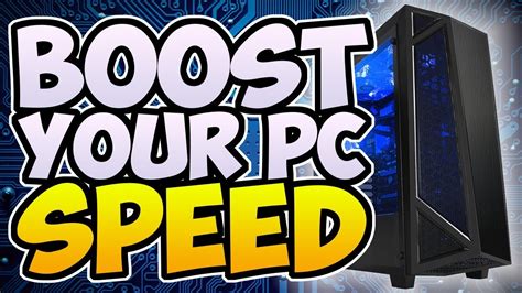 How do you build running speed? How To Make Your PC FASTER! 🖥️ Make Your PC Run Like NEW ...