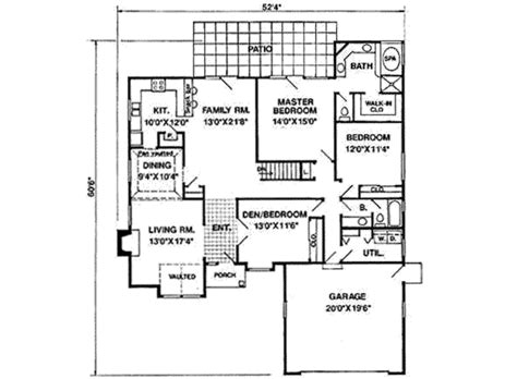 1850 Sq Ft House Plans Country Style House Plan 3 Beds 2 Baths 1850