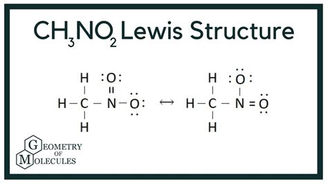Ch3no2 Lewis Structure Nitromethane Youtube
