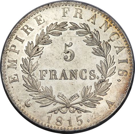 5 Francs Napoleon Empereur Les Cent Jours France Numista