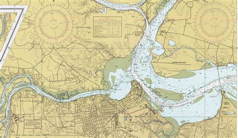 James River Jordan Point To Richmond 1985 Nautical Map Etsy