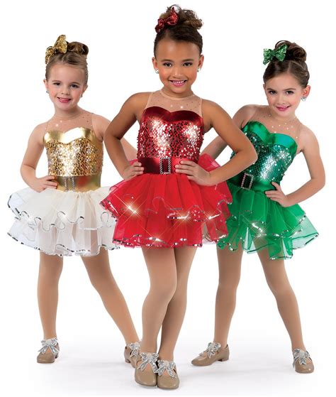 Shimmer Christmas Dance Costumes Kids Dance Outfits