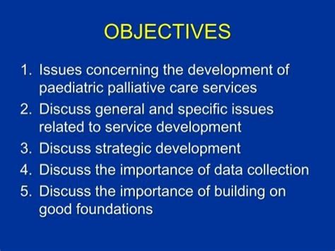 Objectives 1 Issues Conc