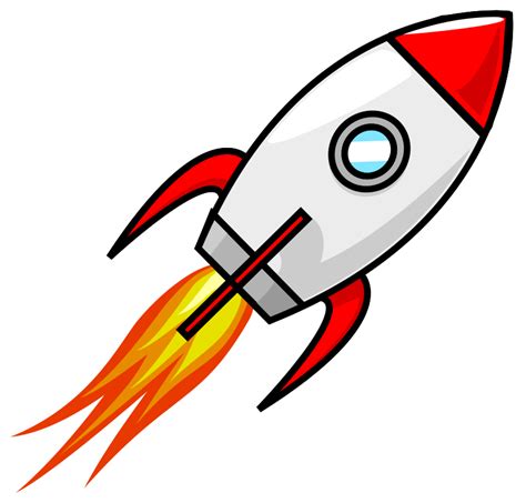 Few things capture a child's imagination like a rocket. Clipart - Cartoon Moon Rocket Remix 2