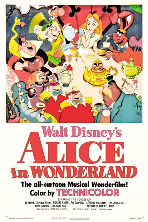 Alice In Wonderland 1951 Freedisneymovies4u Watch Disney Movies Hd