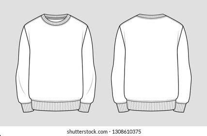 sweater template images stock  vectors shutterstock