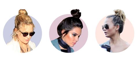 Celebrities In Messy Buns Celebrity Topknot Hairstyles
