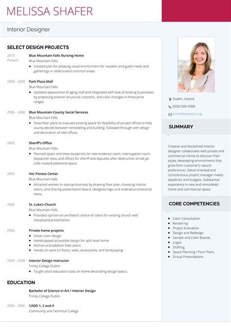Cv examples for every job title. Cv content sample