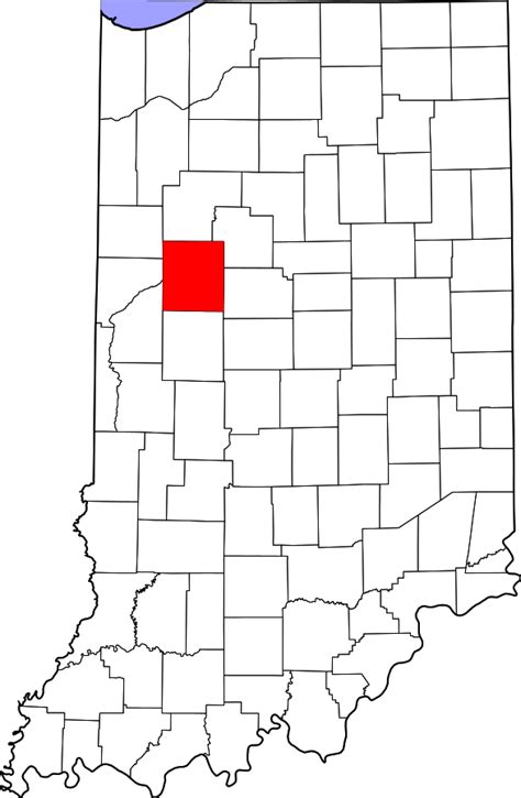 Filemap Of Indiana Highlighting Tippecanoe Countysvg Wikipedia