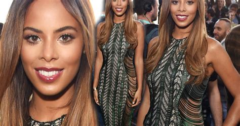 Rochelle Humes Steals The Show As She Showcases Her Figure In A Sexy Side Split Frock Mirror