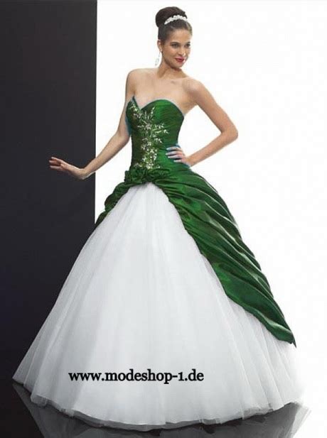 Exklusive modelle, die zum jeweiligen individuellen typ passen, tragen viel zum. Brautkleid grün