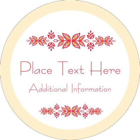 8 Best Printable Round Labels Printableecom 8 Best Printable Round