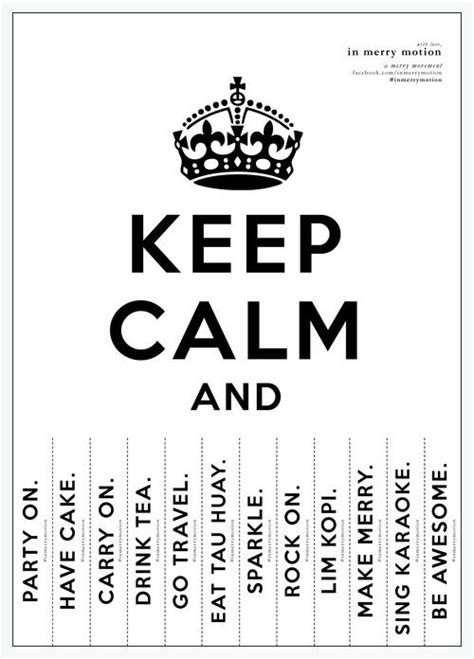 Keep Calm Printable Digitally Crafted By In Merry Motion Take What
