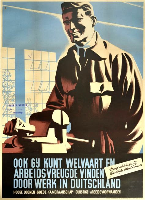 Original Vintage Posters Propaganda Posters Work In Germany